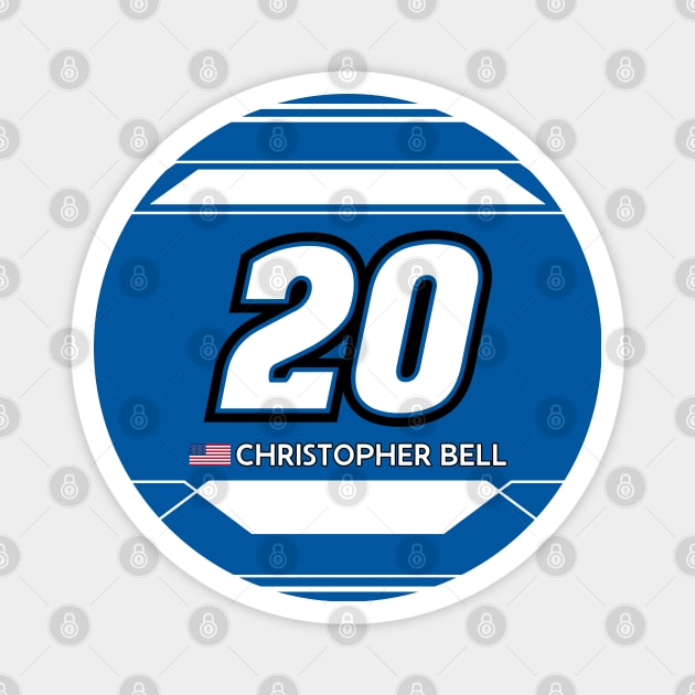 Christopher Bell #20 2023 NASCAR Design Magnet by AR Designs 
